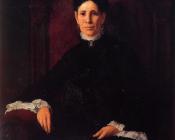 弗兰克 杜韦内克 : Portrait of Frances Schillinger Hinkle